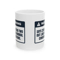 Funny Pickleball Mug Warning Zero Zero Two Said Out Loud