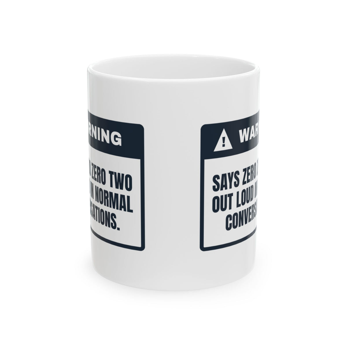 Funny Pickleball Mug Warning Zero Zero Two Said Out Loud