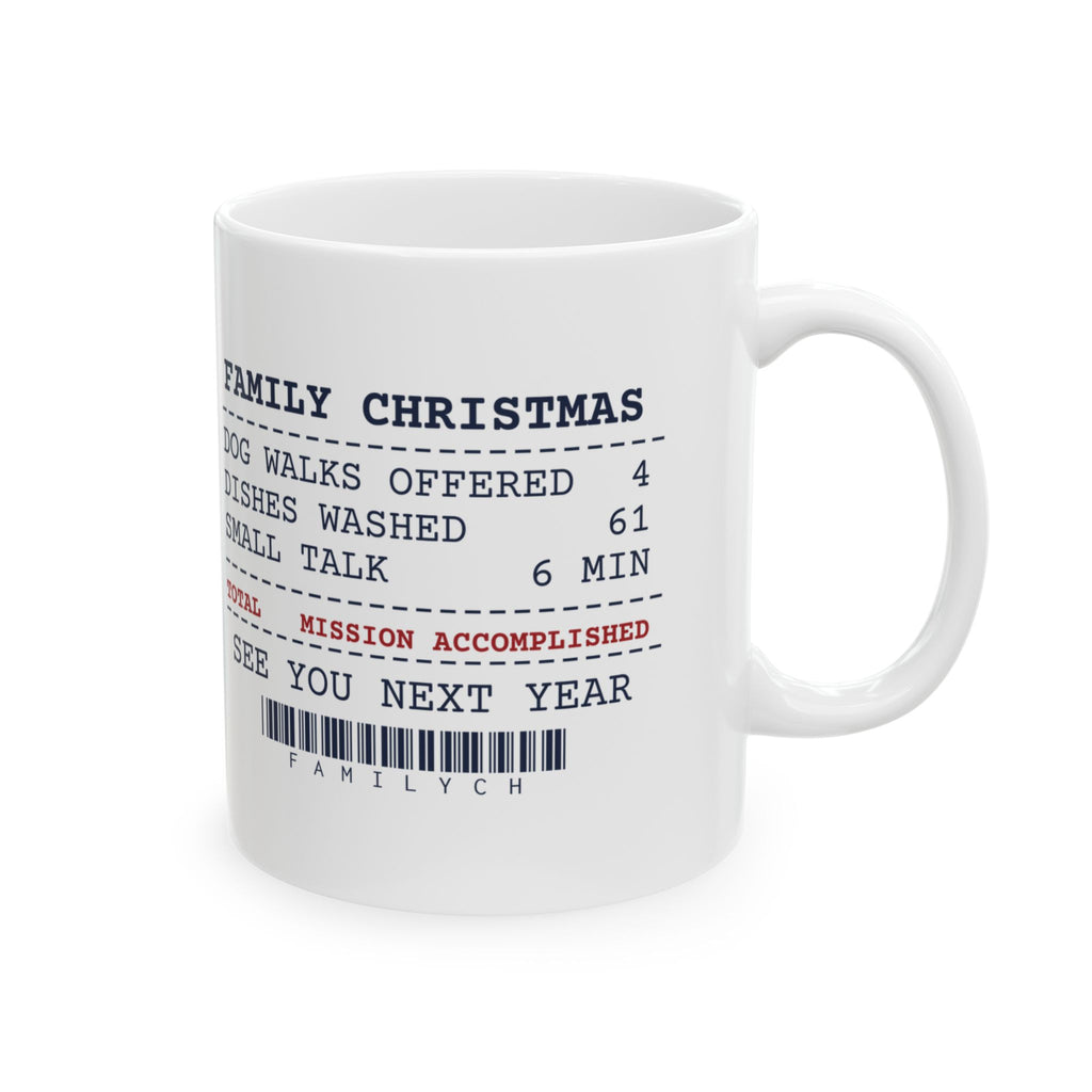 Funny Introvert Christmas Coffee Mug Washed Every Dish To Avoid Talking