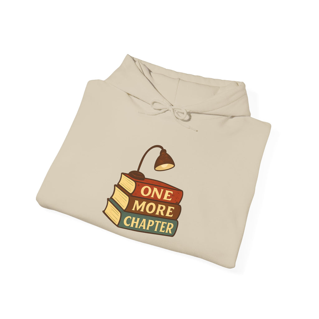 One More Chapter Funny Book Lover Reading Hoodie
