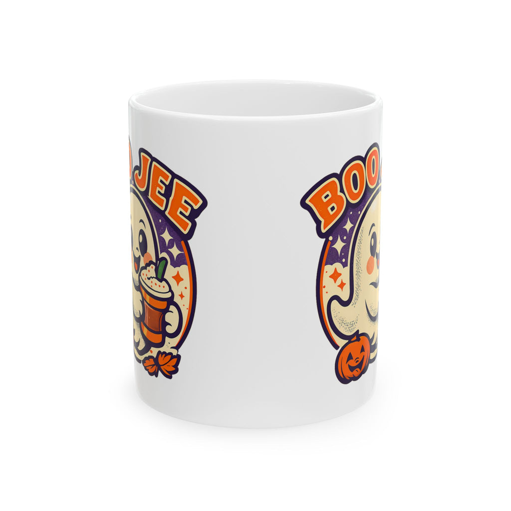 Boo Jee Funny Ghost Pumpkin Spice Coffee Mug
