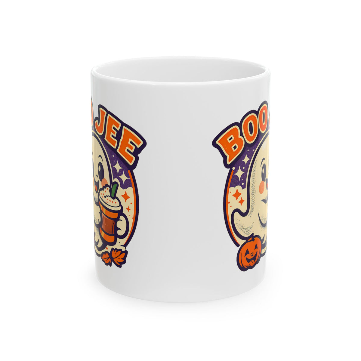 Boo Jee Funny Ghost Pumpkin Spice Coffee Mug