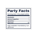Funny Christmas Coworker Sticker Office Party Facts Label
