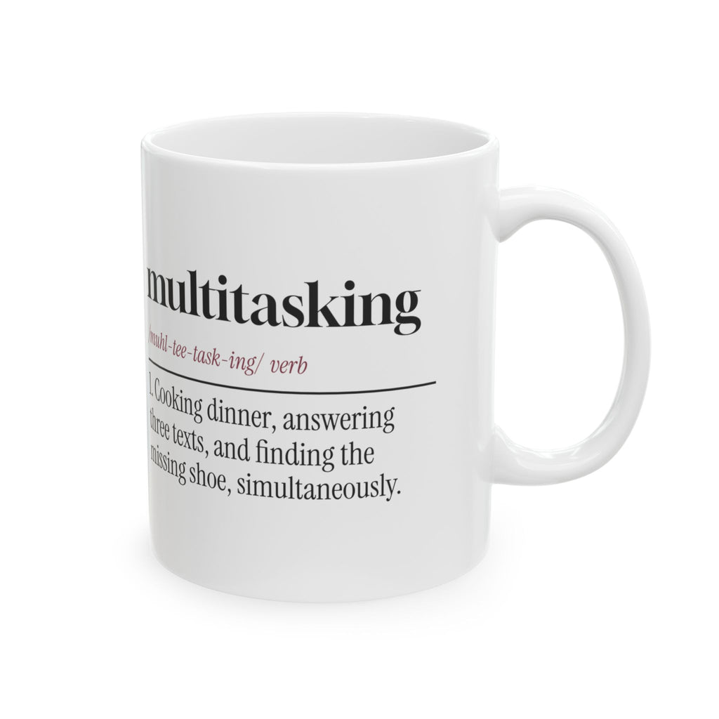 Funny Multitasking Dictionary Coffee Mug Defined By Mom For Wife