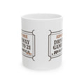 Funny Basketball Coffee Mug Driveway Game To 21 Ticket