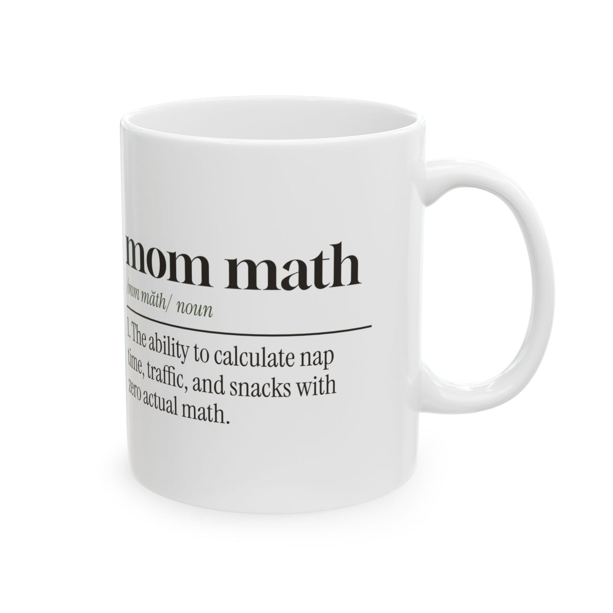 Mom Math Coffee Mug Mom Math Does Not Compute