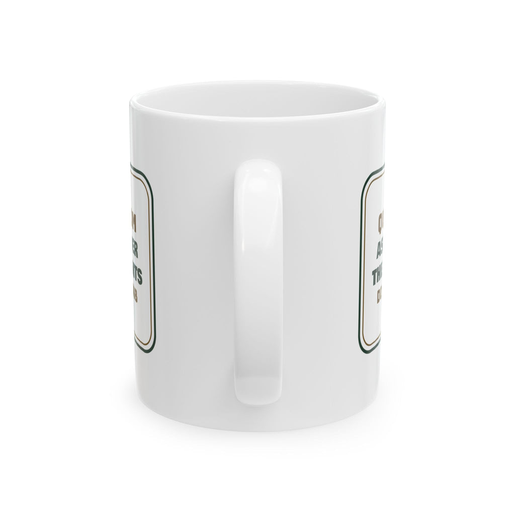 Introvert Christmas Coffee Mug Asleep Under The Tree Lights Do Not Disturb