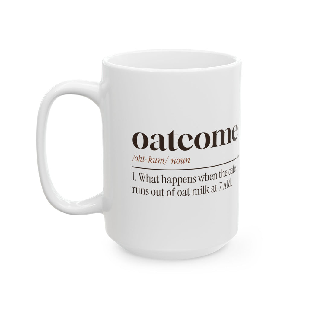 Funny Barista Coffee Mug Oatcome Definition For Baristas