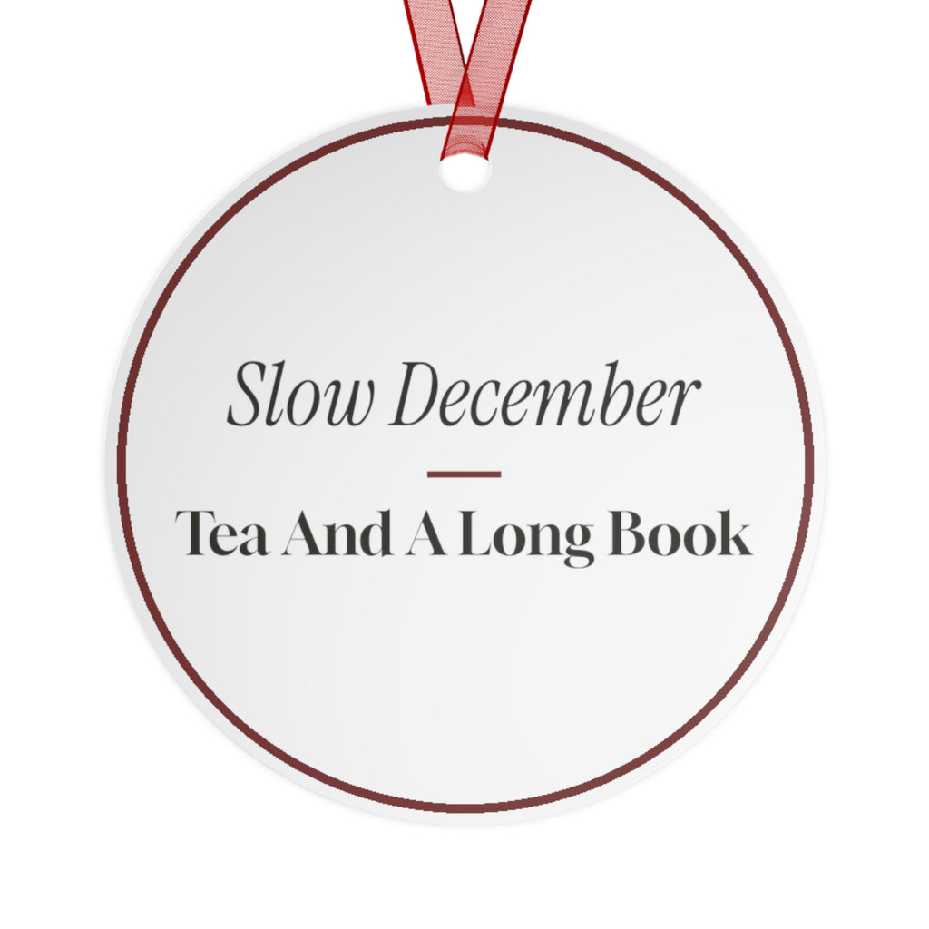 Christmas Ornament Slow December Tea And A Long Book For Homebodies