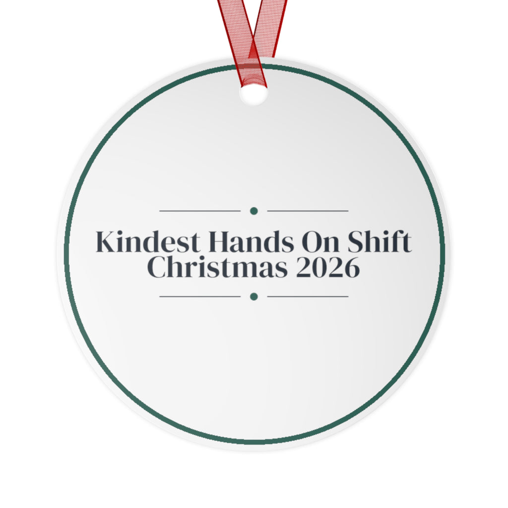 Christmas Ornament Kindest Hands On Shift 2026 Nurse