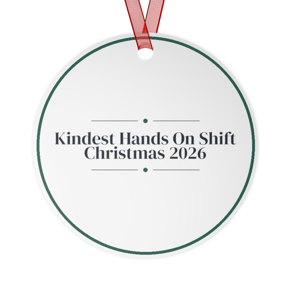 Christmas Ornament Kindest Hands On Shift 2026 Nurse