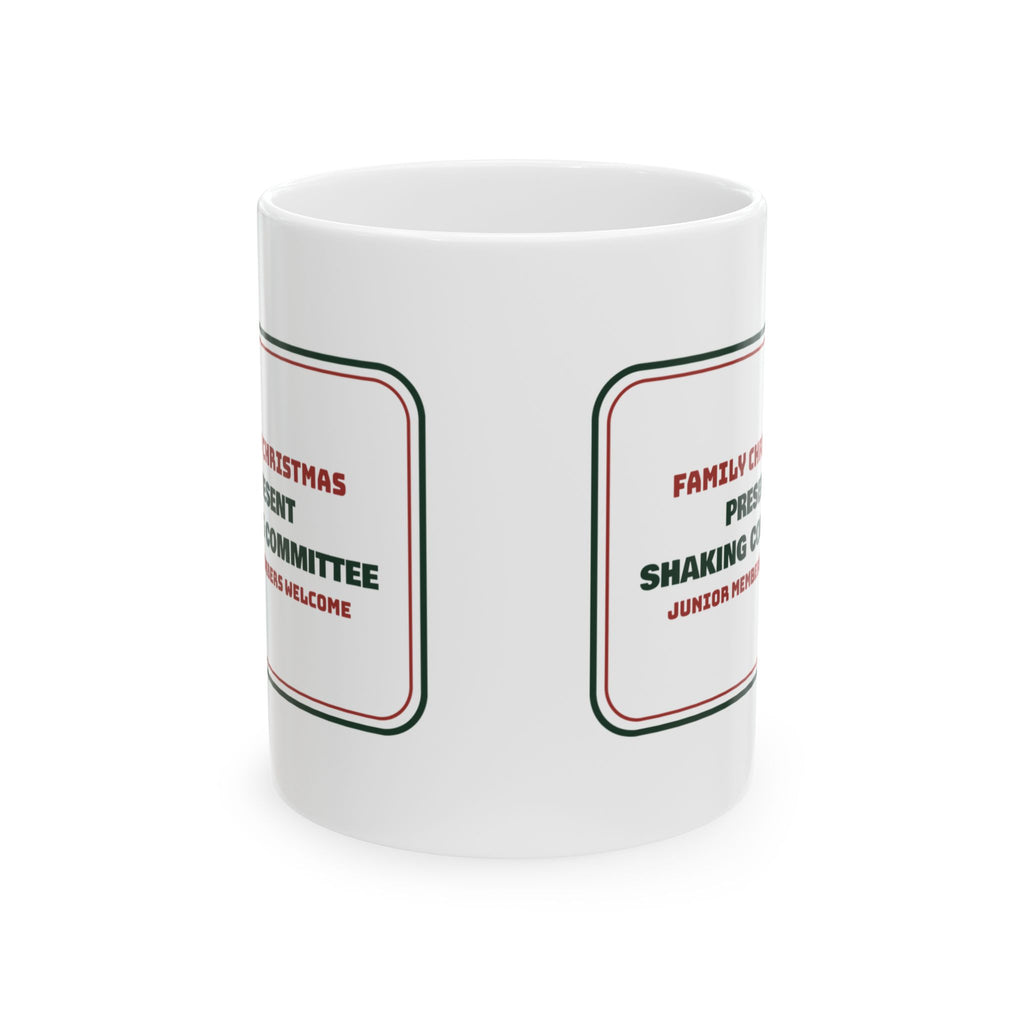 Funny Christmas Coffee Mug Present Shaking Committee For Family