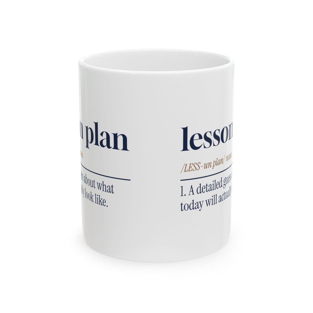 Funny Lesson Plan Dictionary Coffee Mug For Teachers