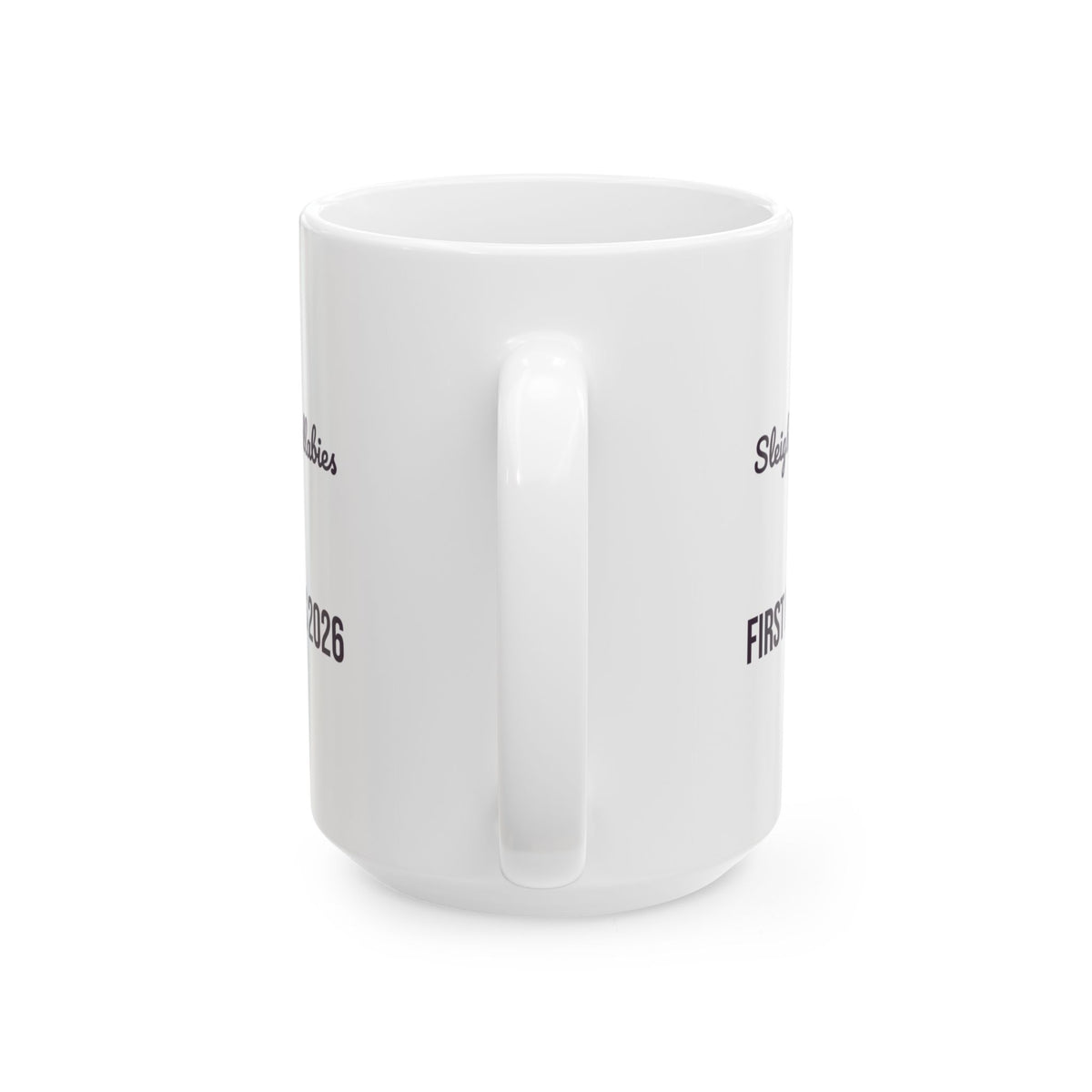 Babys First Christmas 2026 Coffee Mug Sleigh Bells And Lullabies