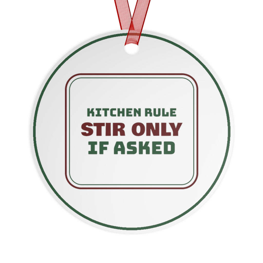 Funny Christmas Ornament Stir Only If Asked