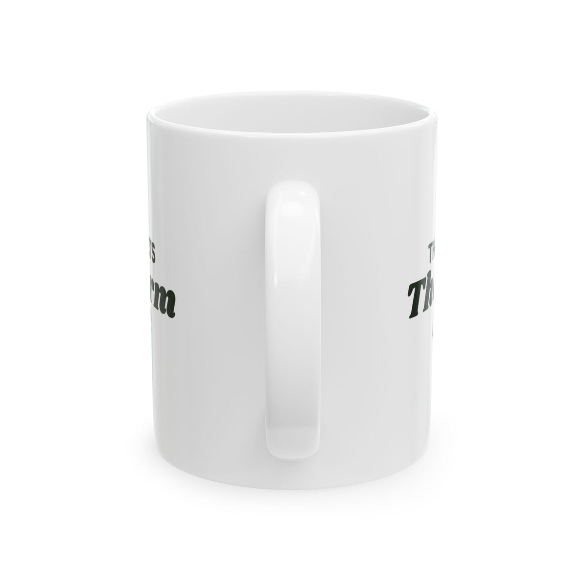 Funny Pet Bird Coffee Mug The Bird Sets The Alarm Here