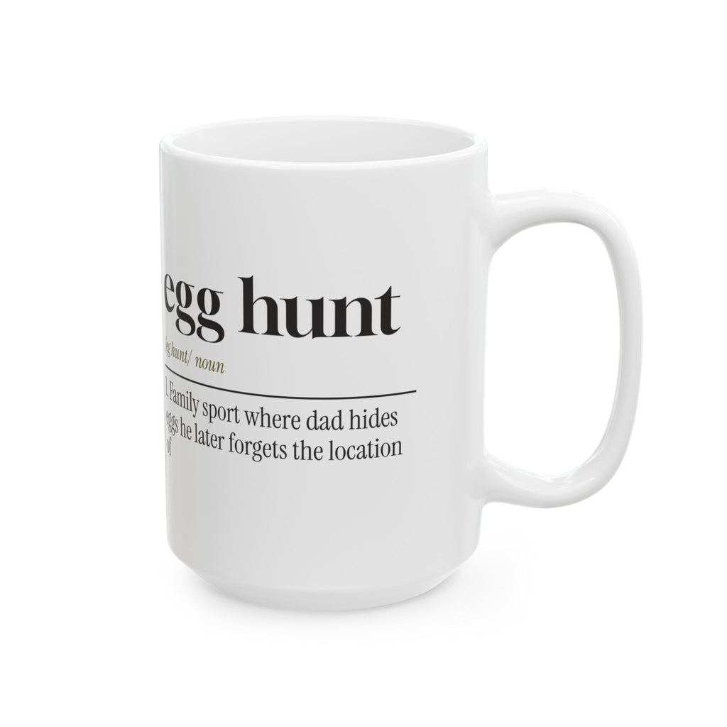 Funny Egg Hunt Coffee Mug Dictionary Definition For Dad