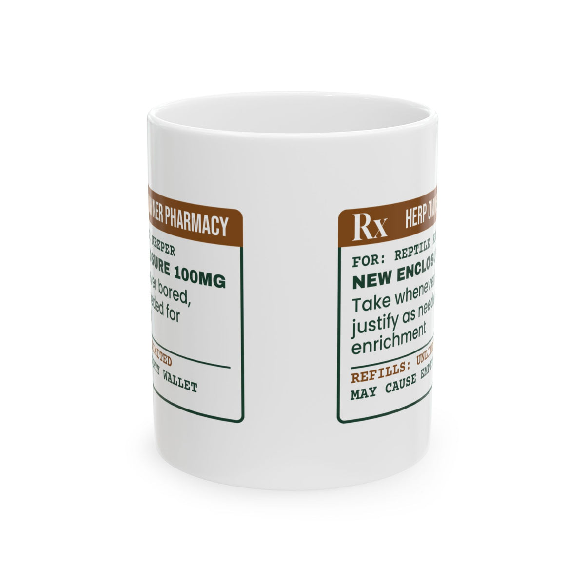 Reptile Coffee Mug Rx New Enclosure For Pet Owners