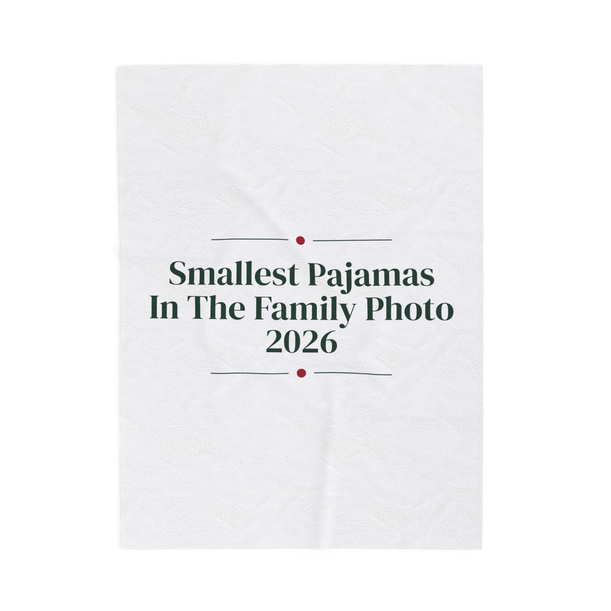 Baby's First Christmas 2026 Throw Blanket Smallest Pajamas For New Parents