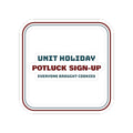 Funny Nurse Christmas Sticker Potluck Sign-Up Everyone Brought Cookies