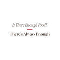 Funny Christmas Host Sticker Is There Enough Food There's Always Enough