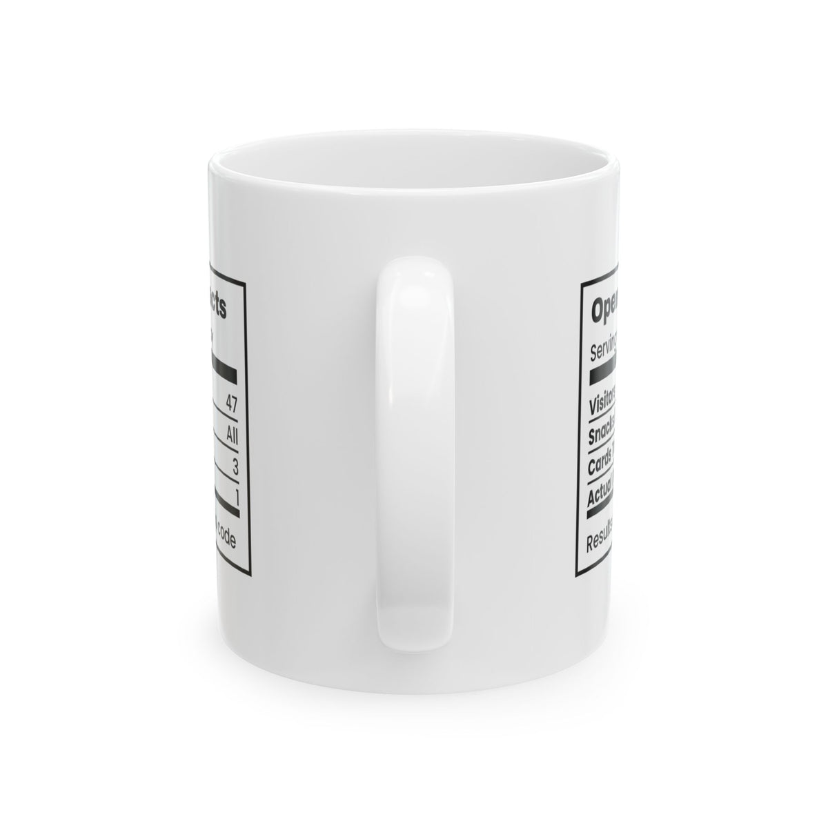Real Estate Agent Coffee Mug Open House Facts