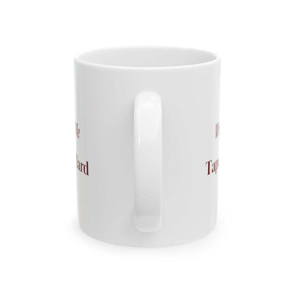Funny Christmas Coffee Mug Wrapped By Me Tape By The Yard