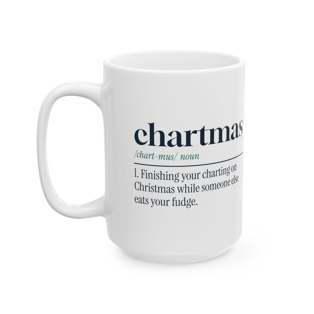 Funny Christmas Nurse Coffee Mug Chartmas Definition For Nurses