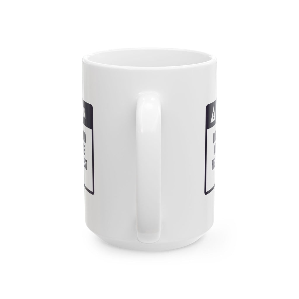 Funny Christmas Dad Coffee Mug Caution Dad Knows About The Heater