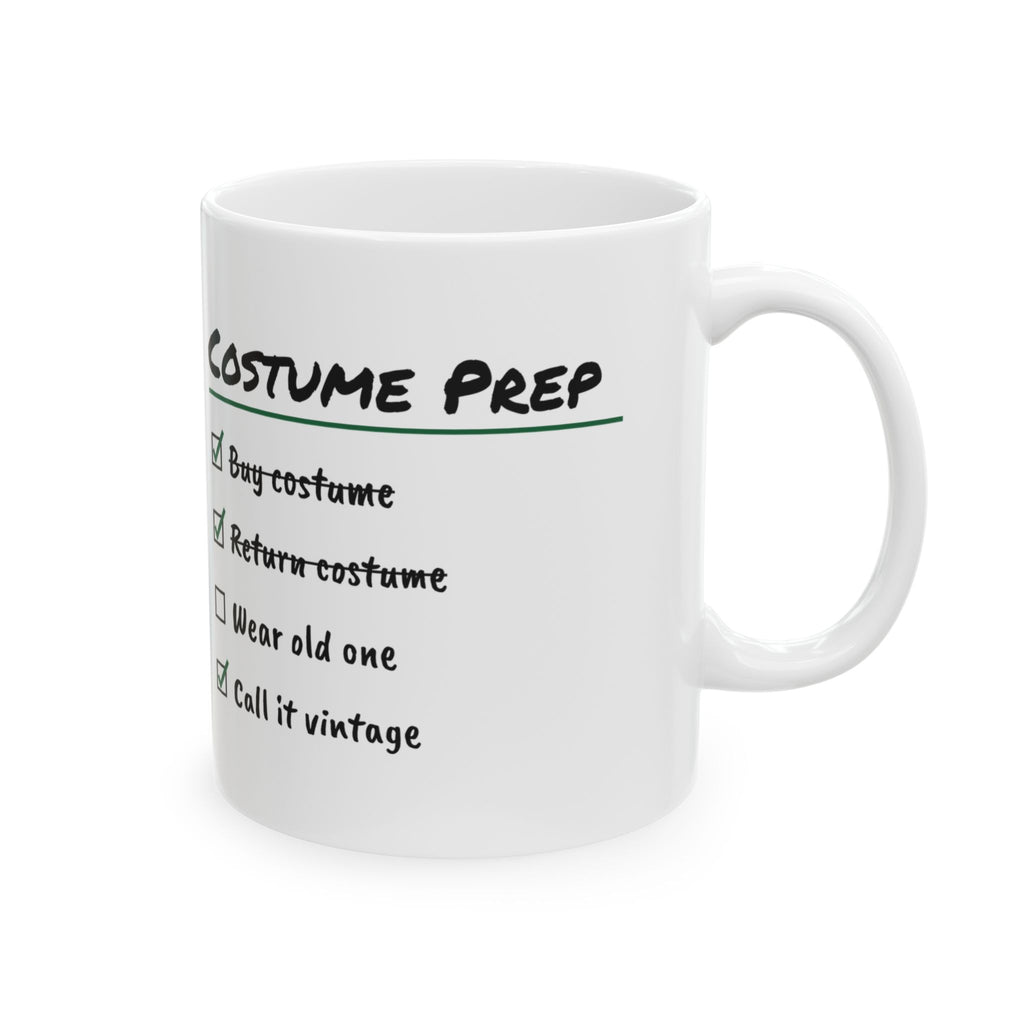 Funny Halloween Coffee Mug Costume Prep Checklist For Costumes