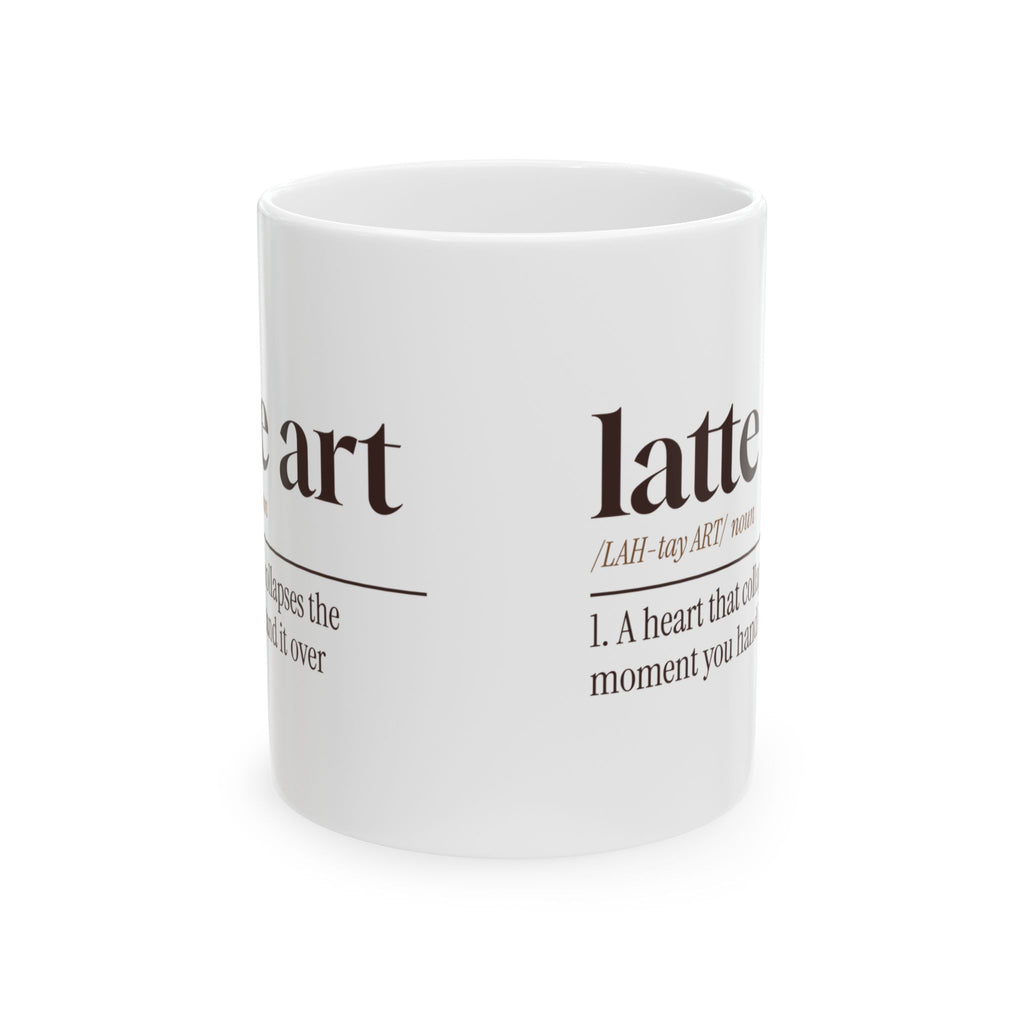Latte Art Coffee Mug Collapses On Handoff