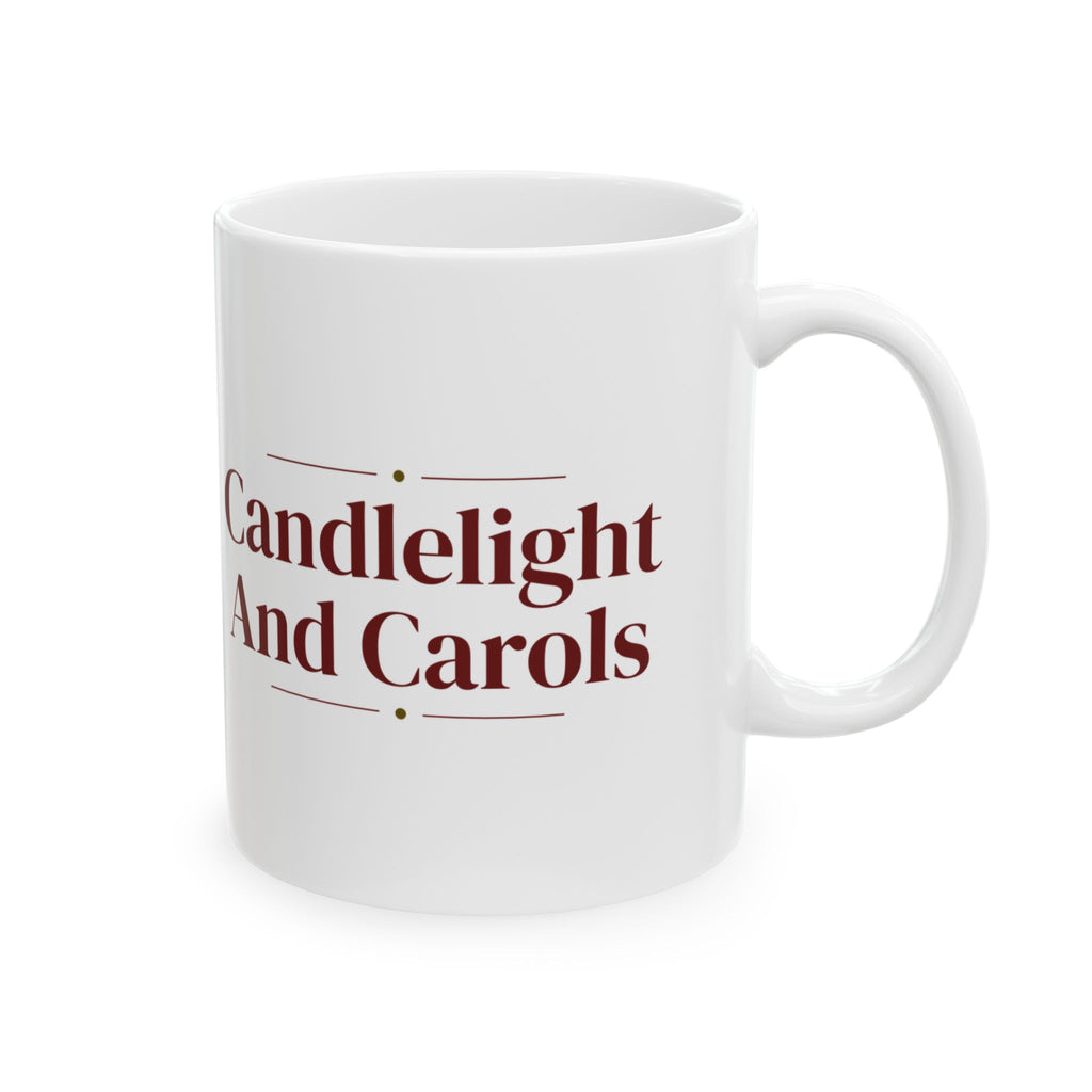 Christmas Coffee Mug Candlelight And Carols Cozy Christmas Mug