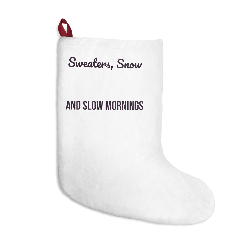 Christmas Stocking Sweaters Snow And Slow Mornings