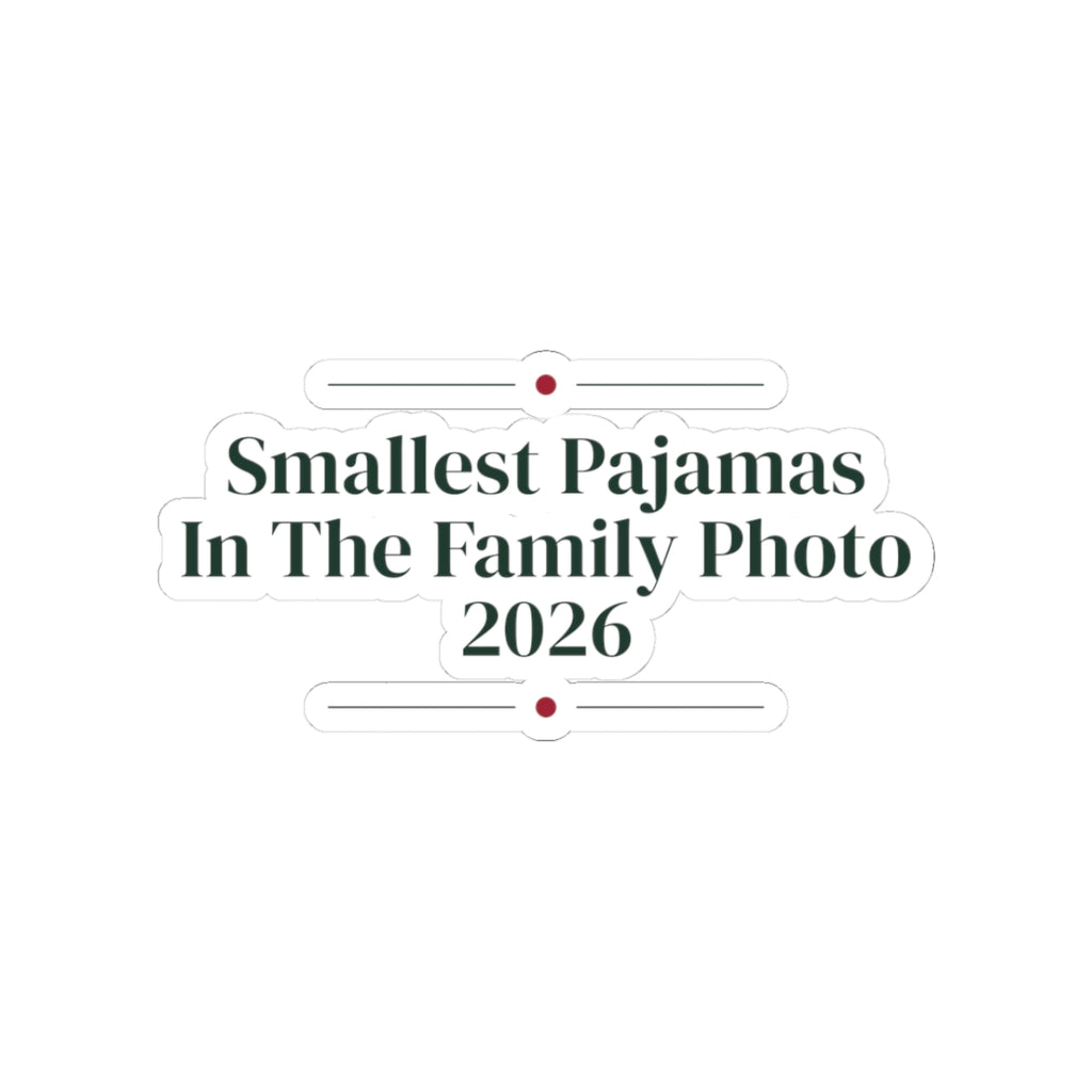 Baby's First Christmas 2026 Sticker Smallest Pajamas For New Parents