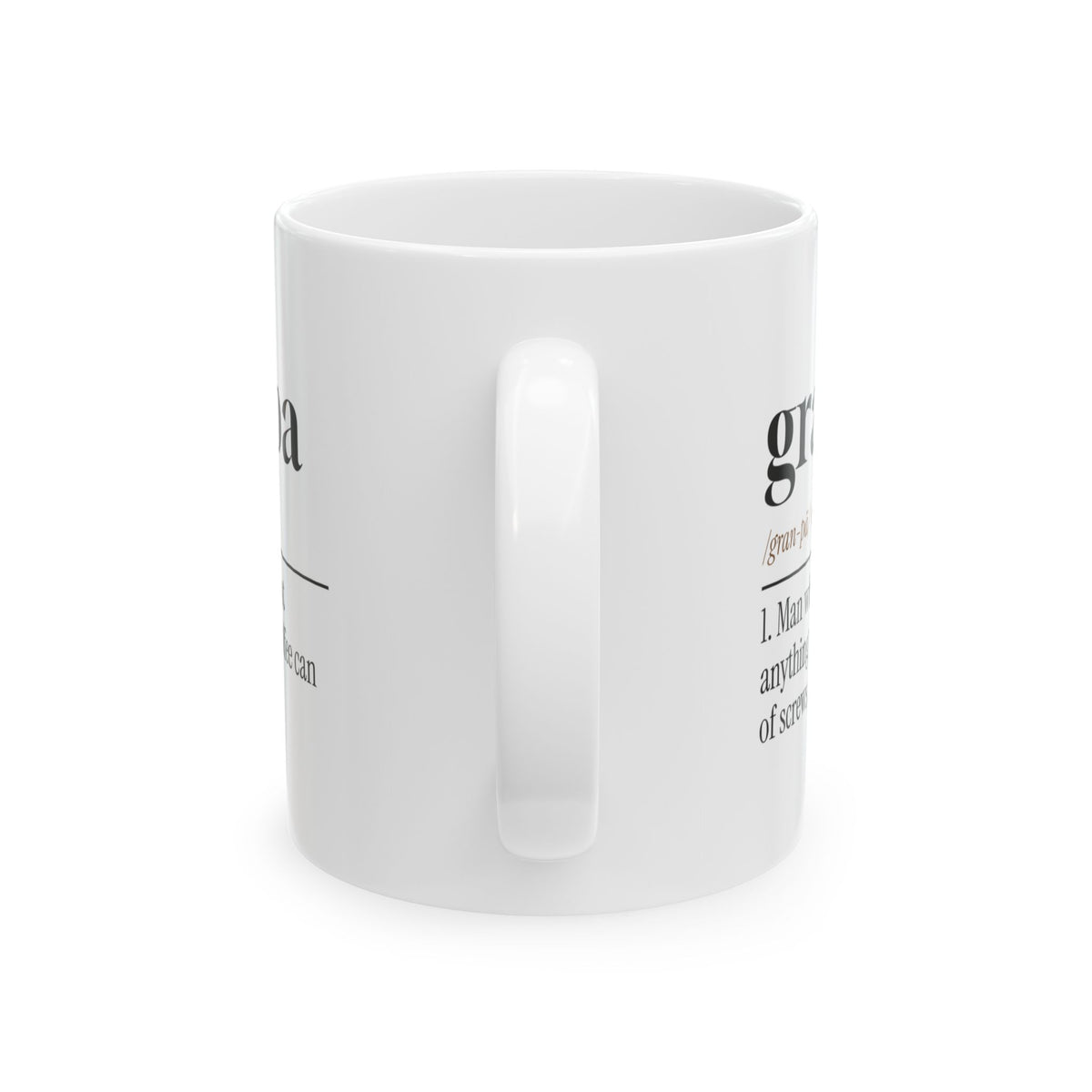 Funny Grandpa Coffee Mug Dictionary Definition Fixes It With A Story