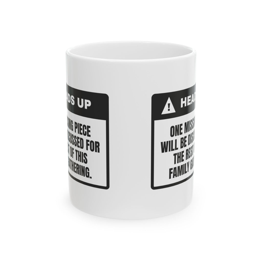 Puzzle Coffee Mug One Missing Piece Will Be Discussed