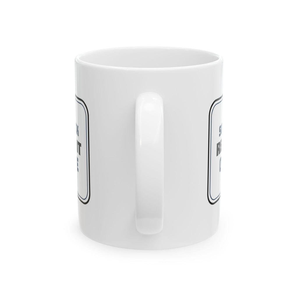 Squat Rack Coffee Mug, Re-Rack It Or Else For Gym