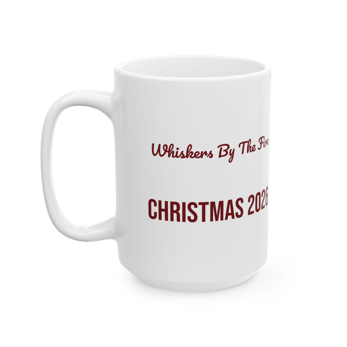 Christmas Coffee Mug Whiskers By The Fire Christmas 2026 For Cat Moms