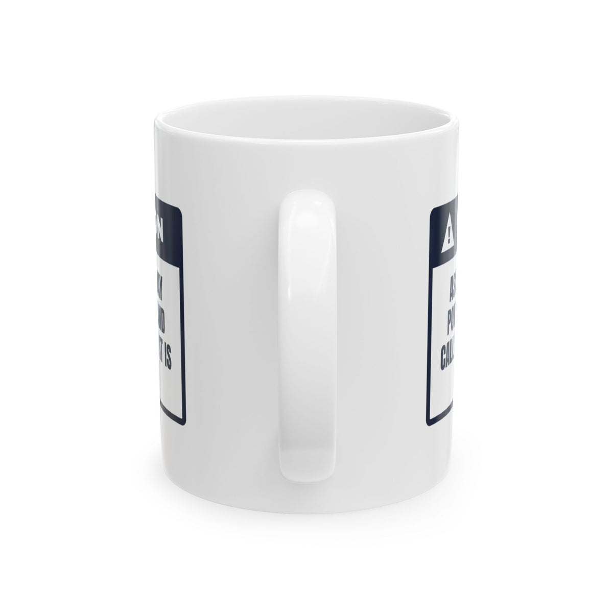 Funny Astronomy Mug Points At A Dot It's A Galaxy Caution