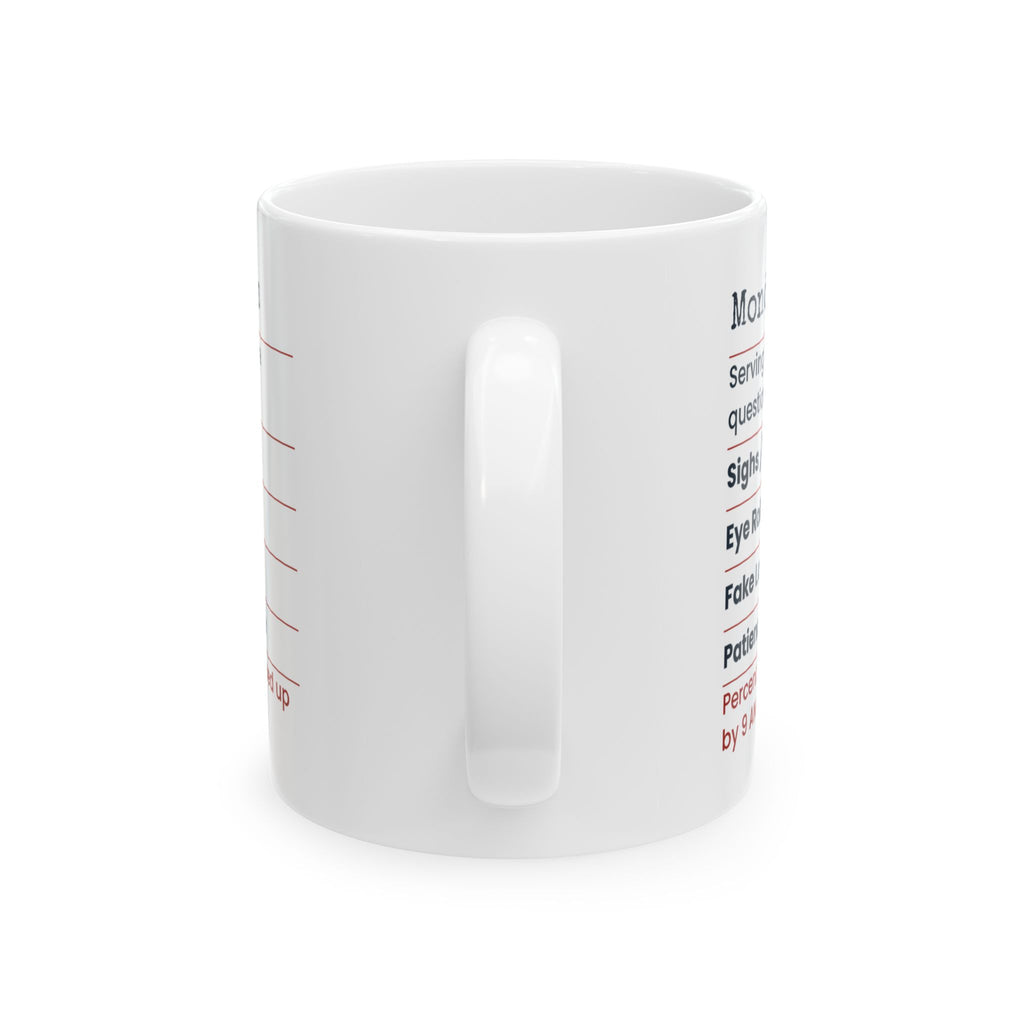 Funny Sarcastic Coffee Mug Monday Facts Label For Coworkers