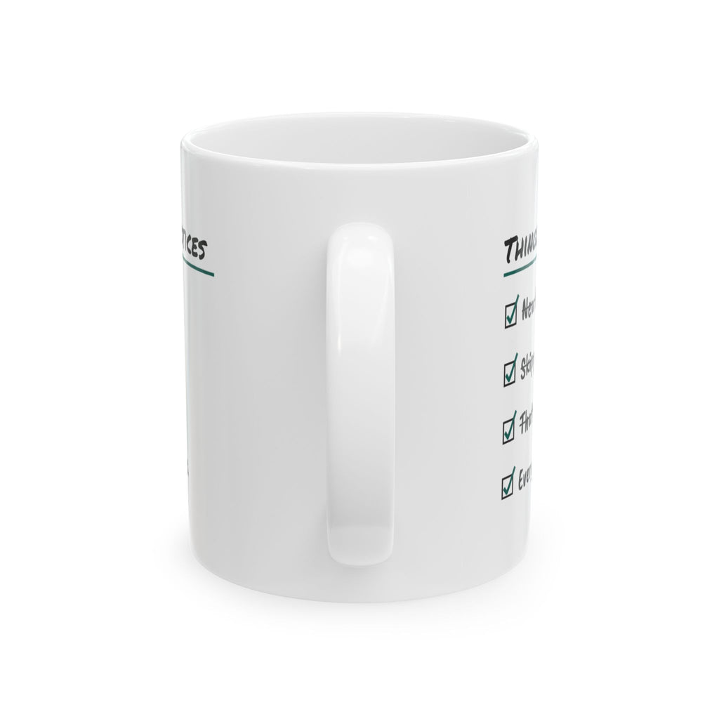 Funny Mom Checklist Coffee Mug Things Mom Notices For Moms