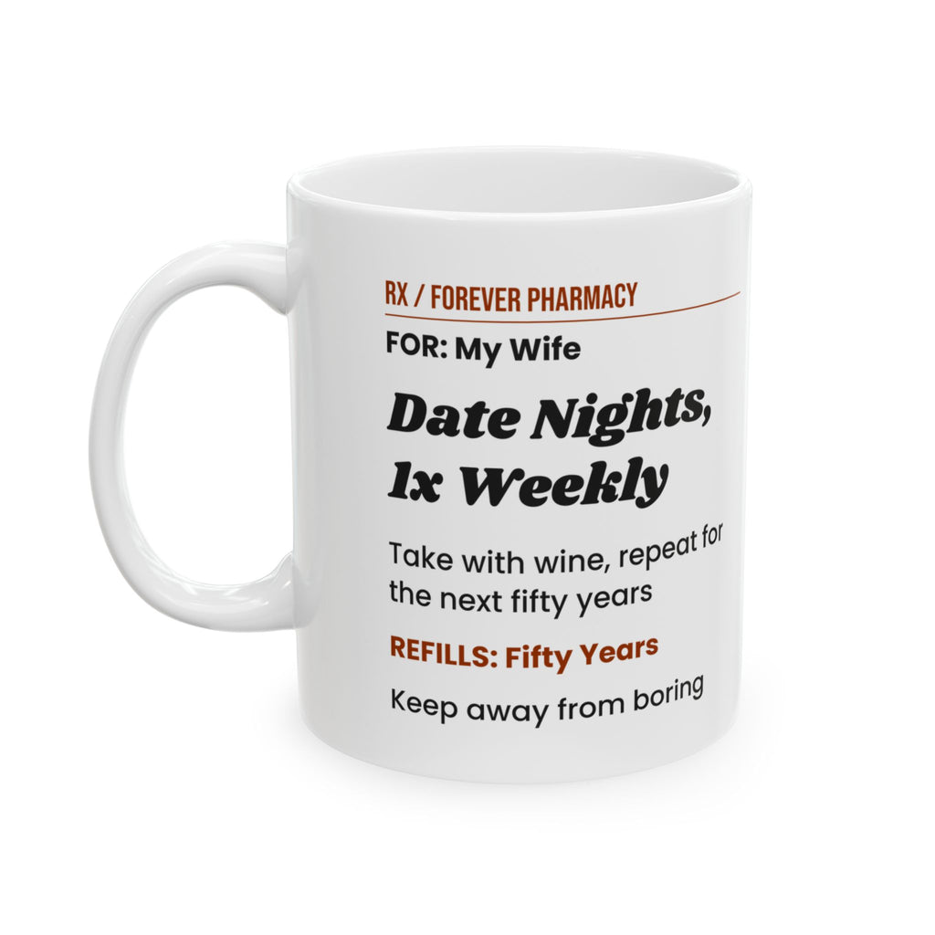 Valentine Mug For Her Repeat For Fifty Years Rx