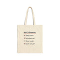 Funny Christmas Host Tote Bag Host Morning Checklist Guests Early