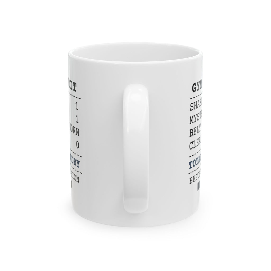 Gym Bag Audit Coffee Mug For Fitness Lovers