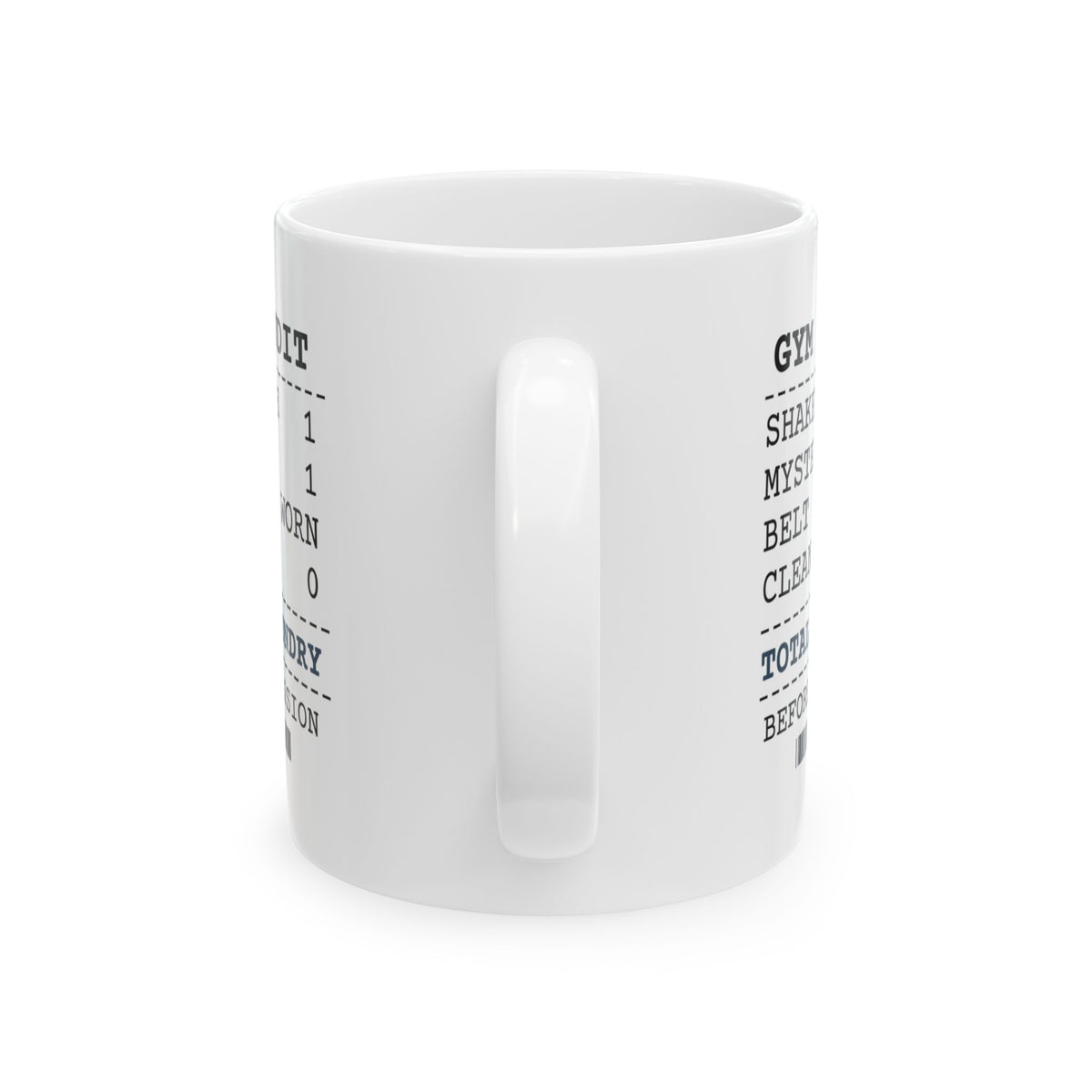 Gym Bag Audit Coffee Mug For Fitness Lovers