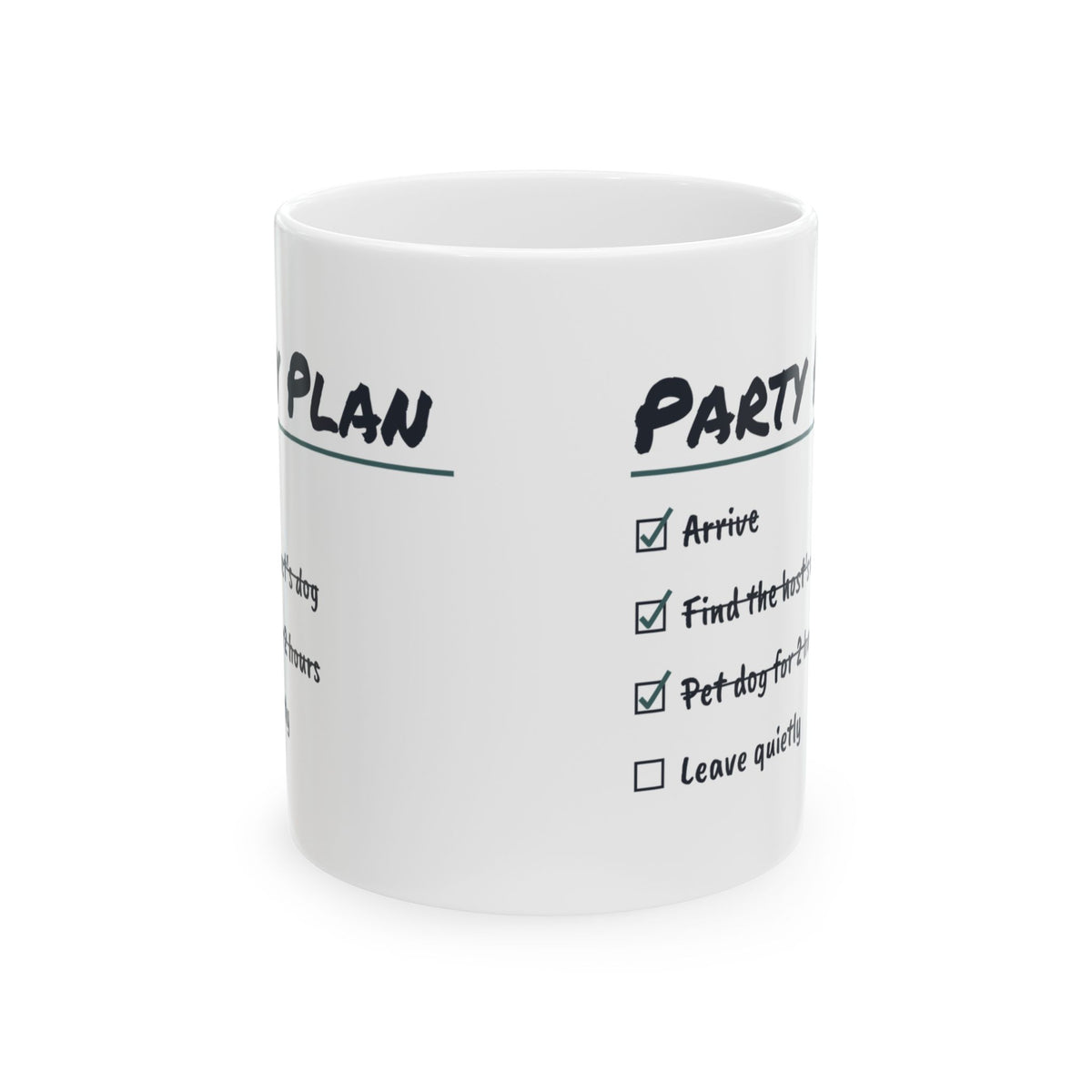 Funny Introvert Coffee Mug Party Plan Find The Host's Dog