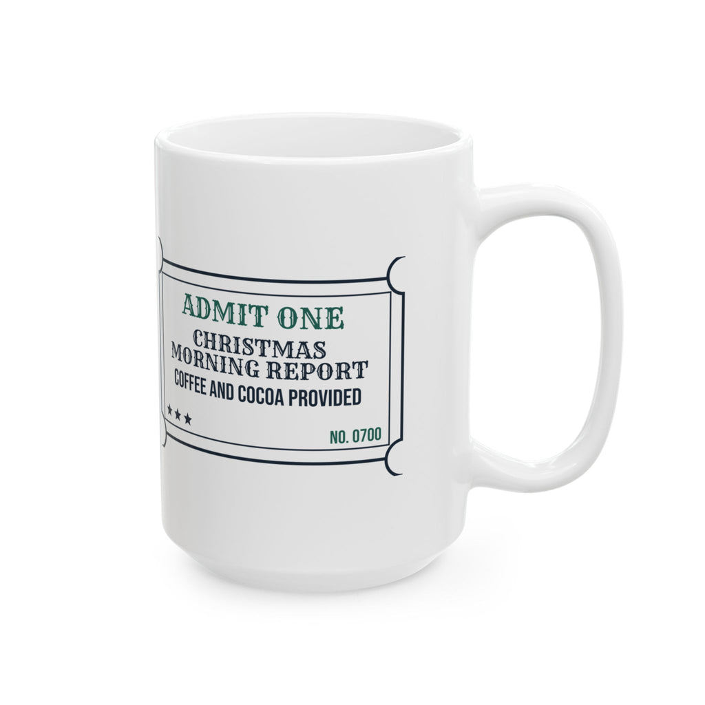 Funny Christmas Nurse Coffee Mug Christmas Morning Report For Nurses