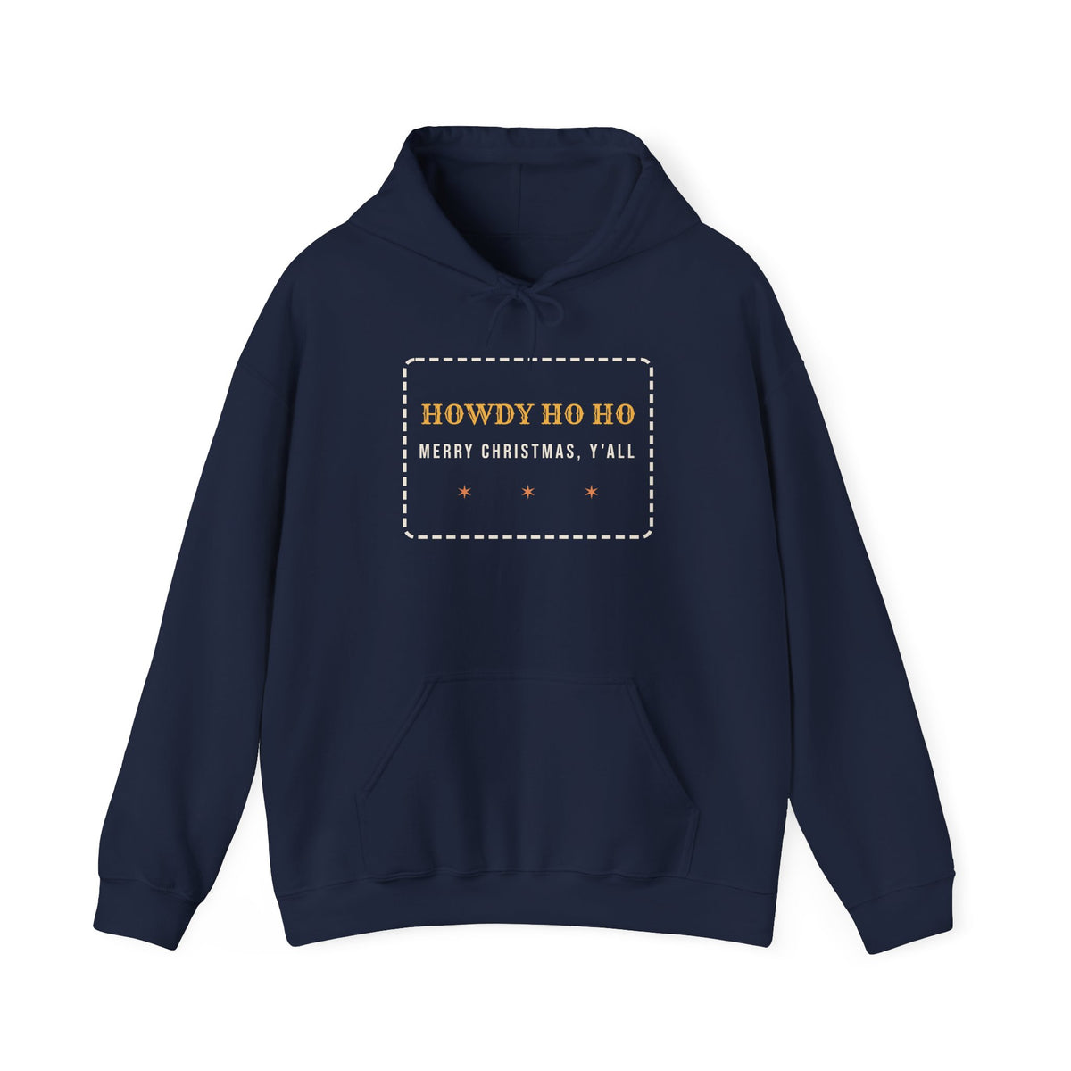 Funny Western Christmas Hoodie Howdy Ho Ho
