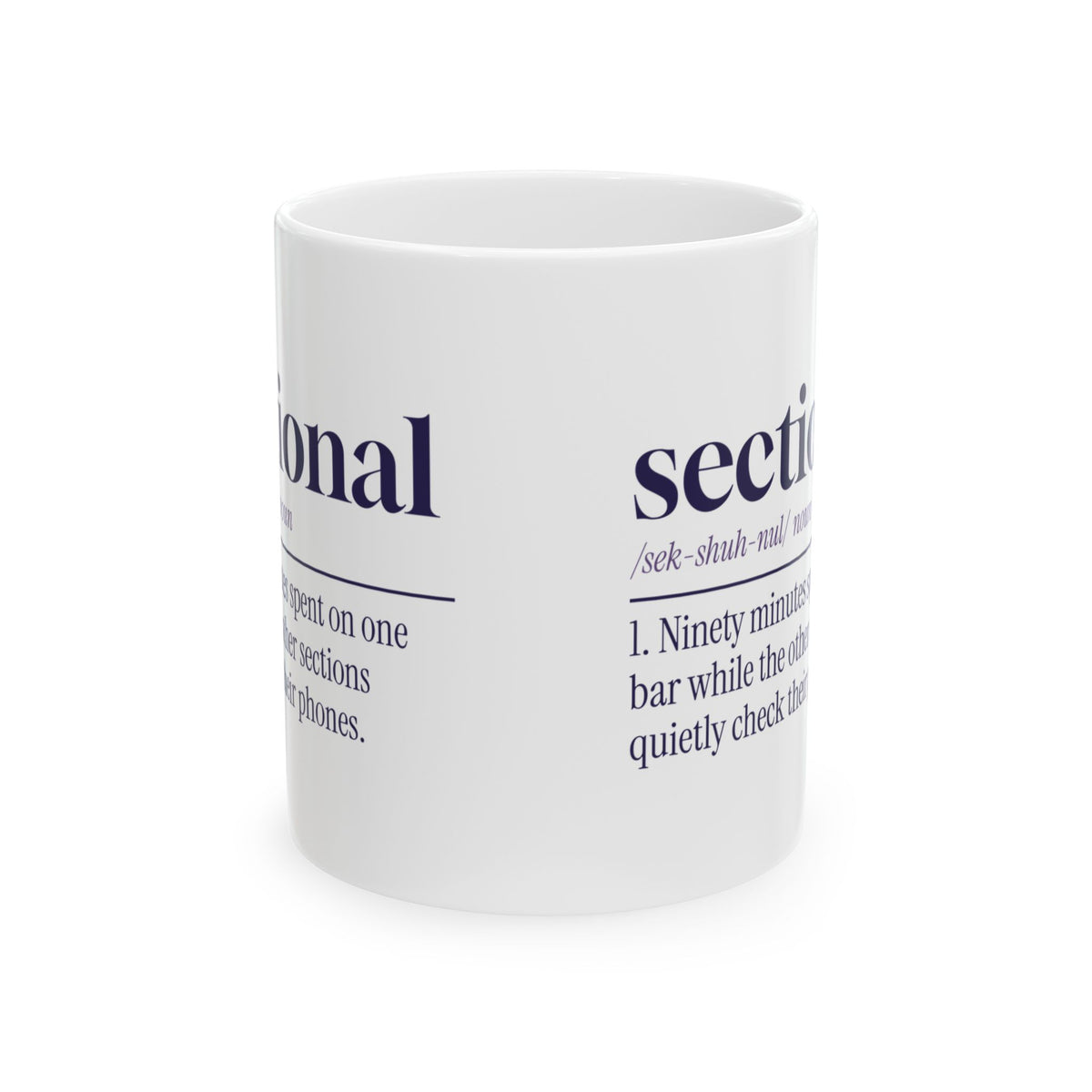 Funny Choir Coffee Mug Sectional Dictionary Definition For Choir Singers