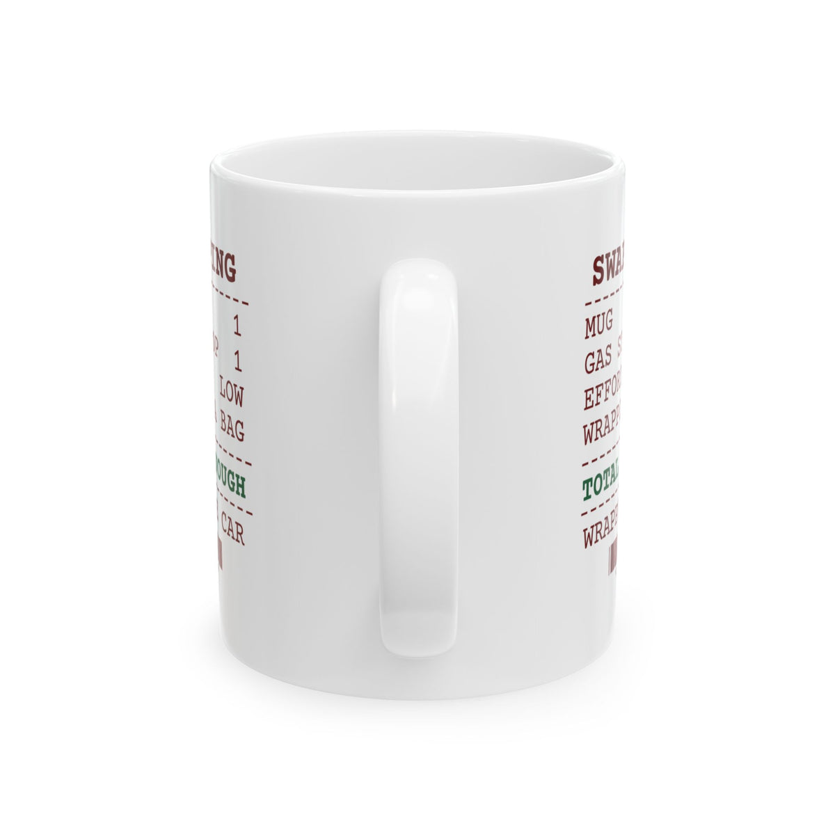 Funny White Elephant Coffee Mug Gas Station Find Wrapped In The Car